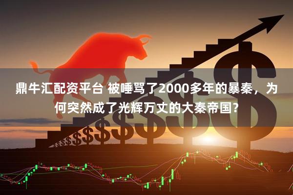 鼎牛汇配资平台 被唾骂了2000多年的暴秦，为何突然成了光辉万丈的大秦帝国？